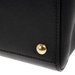 مملوكة مسبقًا Fendi Black Leather 2Jours Tote