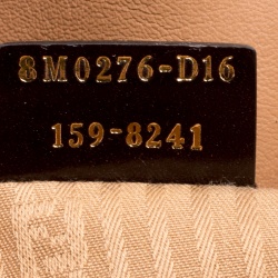 Pre Owned Fendi Light Brown Leather Fendista Pochette Crossbody Bag