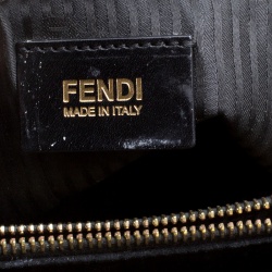 Pre Owned Fendi Black Saffiano Leather 2Jours Top Handle Bag