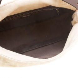 Fendi Beige/Brown Zucca Canvas and Leather Baguette Shoulder Bag