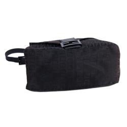 Pre Owned Fendi Brown Zucchino Canvas Mama Forever Shoulder Bag