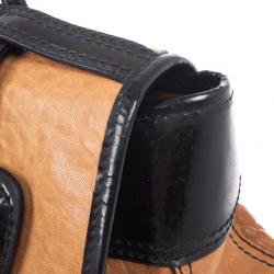 Pre Owned Fendi Brown Large Leather B Bag