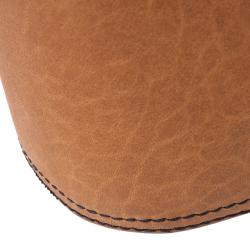 Pre Owned Fendi Brown Large Leather B Bag