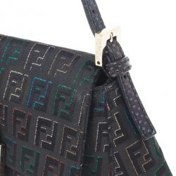 Pre Owned Fendi Purple Monogram Baguette