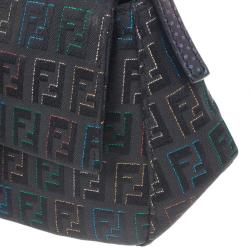 Pre Owned Fendi Purple Monogram Baguette