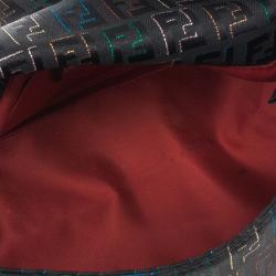 Pre Owned Fendi Purple Monogram Baguette