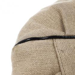 Pre Owned Fendi Beige Corda Canvas Mia Chain Handle Bag