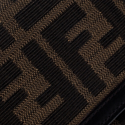 Pre Owned Fendi Brown Zucca Canvas Continental Wallet