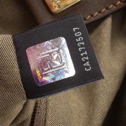 مملوكة مسبقًا Fendi Brown Zucca Coated Canvas Tote