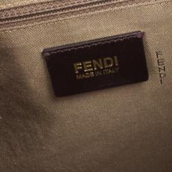 مملوكة مسبقًا Fendi Brown Zucca Coated Canvas Tote