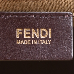 Pre Owned Fendi Tobacco Zucca Canvas Hobo