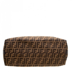 Pre Owned Fendi Tobacco Zucca Canvas Hobo