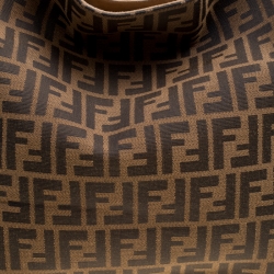 Pre Owned Fendi Tobacco Zucca Canvas Hobo