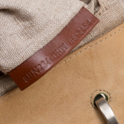 Pre Owned Fendi Multicolor Canvas, Leather and Crocodile Silvana Top Handle Bag