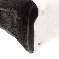 Pre Owned Fendi Multicolor Canvas, Leather and Crocodile Silvana Top Handle Bag