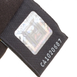 Pre Owned Fendi Black Zucca Canvas Chef Chain Link Hobo