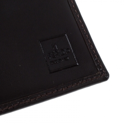 Pre Owned Fendi Brown Zucca Canvas and Leather Continental Wallet
