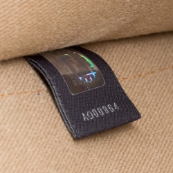 Pre Owned Fendi Brown Zucca and Zucchino Coated Canvas Square Tote