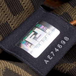 Pre Owned Fendi Brown Leather Spy Bag