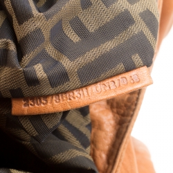 Pre Owned Fendi Brown Leather Spy Bag