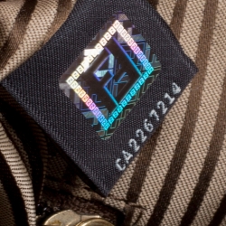 Pre Owned Fendi Brown Leather Chameleon Shopping Tote