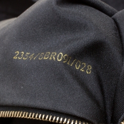 Pre Owned Fendi Black Zucchino Canvas Satchel