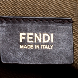 Pre Owned Fendi Tobacco Zucca Canvas Hobo