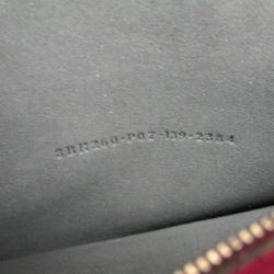 Pre Owned Fendi Pink/Black Leather All In Shopping Tote