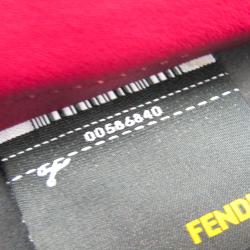 Pre Owned Fendi Pink/Black Leather All In Shopping Tote