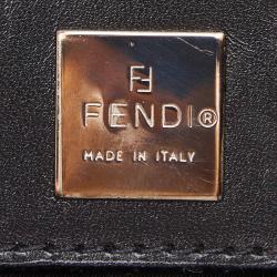 Pre Owned Fendi Black Nylon Tote Bag