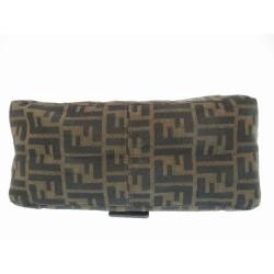 Pre Owned Fendi Tobacco Zucca Canvas Mama Forever Shoulder Bag