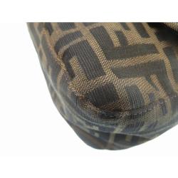 Pre Owned Fendi Tobacco Zucca Canvas Mama Forever Shoulder Bag