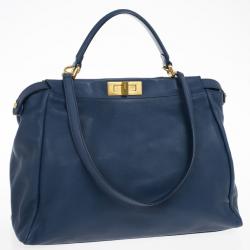 Pre Owned Fendi Limited Edition Peekaboo Colourful Beads Interior Tote