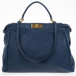 Pre Owned Fendi Limited Edition Peekaboo Colourful Beads Interior Tote