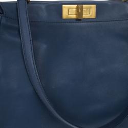 Pre Owned Fendi Limited Edition Peekaboo Colourful Beads Interior Tote