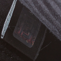 Pre Owned Fendi Black Textured Leather Small Demi Jour Top Handle Bag