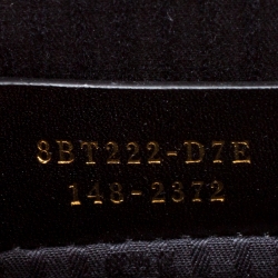 Pre Owned Fendi Black Textured Leather Small Demi Jour Top Handle Bag