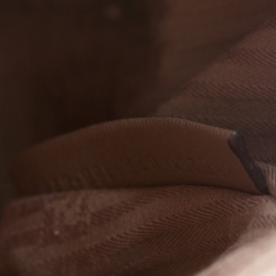 Pre Owned Fendi Dark Beige Saffiano Leather Small 2Jours Tote