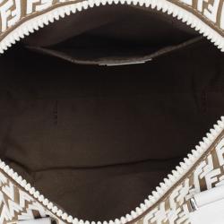 Pre Owned Fendi Forever Bauletto Small Boston Bag