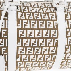 Pre Owned Fendi Forever Bauletto Small Boston Bag