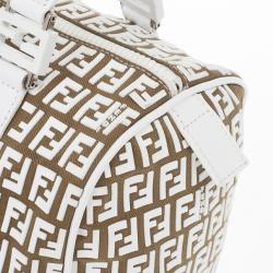 Pre Owned Fendi Forever Bauletto Small Boston Bag