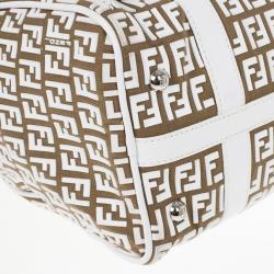 Pre Owned Fendi Forever Bauletto Small Boston Bag