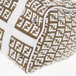 Pre Owned Fendi Forever Bauletto Small Boston Bag