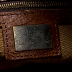 Pre Owned Fendi Brown Zucca Canvas Chef du Jour Tote Bag