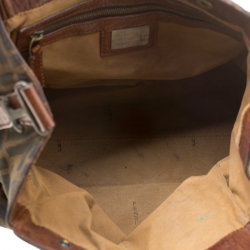 Pre Owned Fendi Brown Zucca Canvas Chef du Jour Tote Bag