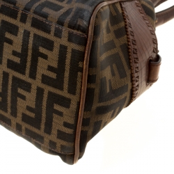 Pre Owned Fendi Brown Zucca Canvas Chef du Jour Tote Bag