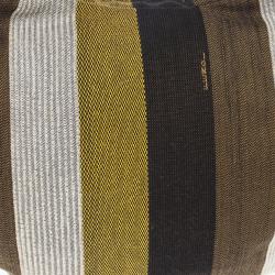 Pre Owned Fendi Striped Chef Chain Hobo