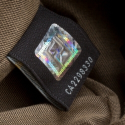 Pre Owned حقيبة كتف فندي باغيت بسلسلة كانفاس مقوى بنقوش زوكينو بيج / بيضاء