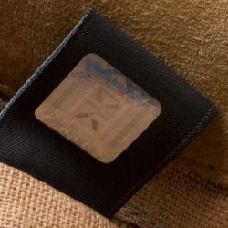 Pre Owned Fendi Tobacco Pequin Canvas Large Claudia Shoulder Bag