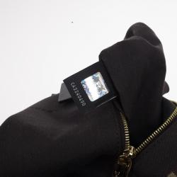 Pre Owned Fendi Brown Zucca Big Mamma Flap Bag